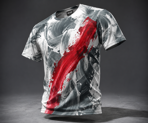 Abstract Sublimation Front 180gsm Jersey Sporty 100% <b>Polyester</b> Custom Graphic Men's Sports <b>T</b>-<b>Shirt</b> - Product Image 4