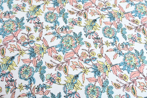 Drap plat en coton imprimé de Jaipur, 200 fils, toutes saisons, écologique, durable, lavable, respirant, doux pour la peau, taille complète - Product Image 5