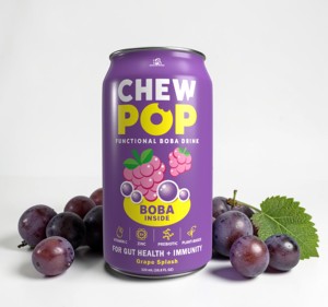 <b>Boba</b> tea drink konjac prebiotic soda Strawberry lemonade 320ml room temperature storage - Product Image 3