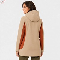 Veste softshell pour femme, tissu durable et respirant, coupe confortable, design résistant à l'eau, idéale pour la randonnée, les voyages et les activités de plein air