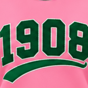 Suéter de Punto Acanalado Rosa para Mujer, Sudadera con Letras de Chenilla, Cuello Redondo, Manga Larga, Informal, Estilo Universitario - Product Image 6