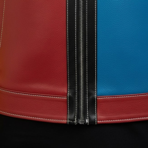Veste en cuir véritable pour homme, vente en gros OEM, haute qualité, élégante, confortable, pour l'hiver et les activités de plein air, personnalisable, manches longues, logo sur le devant - Product Image 4