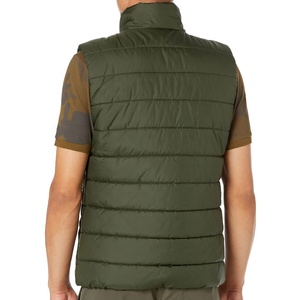 2026 Premium OEM Custom Outdoor Sleeveless Solid Windcheater Padded Hood Heated Puffer Vest for men's <b>jackets</b> - Product Image 2