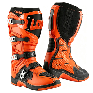 Bottes de <span class=keywords><strong>moto</strong></span> tout-terrain avec protection thermique pour l'intérieur des cuisses, 4 boucles, bottes de protection <span class=keywords><strong>cross</strong></span> - Product Image 3