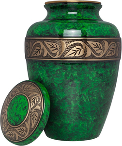 Urnas funerarias de latón de nuevo diseño, urnas hechas a mano para hombres y mujeres, urnas decorativas. - Product Image 1
