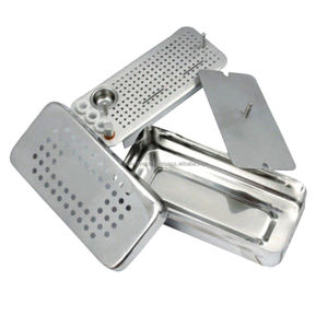 Bandeja de acero inoxidable con acabado clínico pulido y liso para PRF/GRF dental, instrumentos quirúrgicos manuales autoclavables y resistentes a la corrosión - Product Image 6