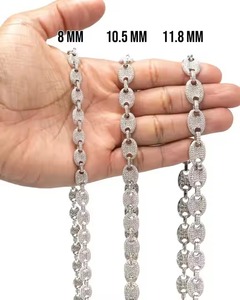 Trendy Fully <b>Iced</b> <b>Out</b> Diamond Cuban Link <b>Chain</b> Hip Hop Customized Luxury Jewelry Best Gift for Men Hip hop <b>Chains</b> - Product Image 2