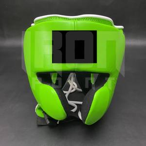 Protectores de Cabeza de Boxeo Personalizables de Cuero Vacuno de Primera Calidad con Cordones, Acolchado Grueso de 4 Capas, Agarres Antideslizantes que Absorben la Humedad para Entrenamiento - Product Image 5