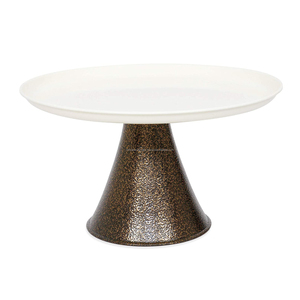 แท่นวางเค้กโลหะทรงกลม2ชั้นสำหรับเค้กคัพเค้กและขนมหวานแท่นวางโชว์คัพเค้กงานเลี้ยงวันเกิดงานแต่งงาน - Product Image 6