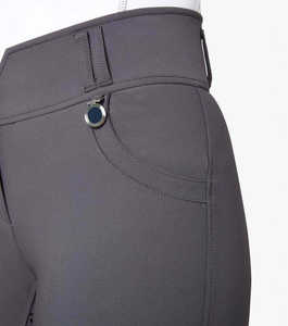 Nouvelles culottes d'équitation unisexes sur mesure, de haute qualité, légères, en spandex/polyester, imperméables, avec fermeture éclair, fourniture directe d'usine - Product Image 2