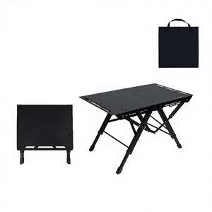 Mesa de Camping Táctica Portátil IGT, Altura Ajustable, Ligera, de Aluminio, Plegable, Instalación sin Herramientas - Product Image 1