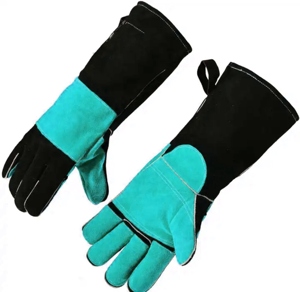 Guantes de Trabajo de Cuero Reforzado de Alta Calidad, Resistentes, para Soldadura, Protección Industrial - Product Image 3