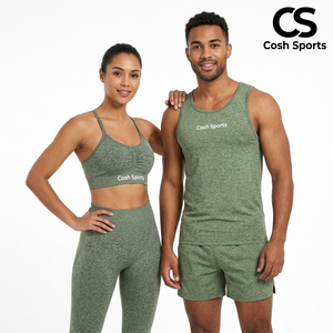 Vêtements de sport sans couture pour hommes et femmes, ensembles de fitness boostant la transpiration, en provenance du Pakistan - Product Image 1