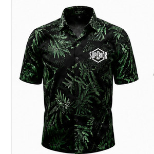 Camisa de Hombre con Estampado Gráfico de Lujo, con Corte Elegante y Tela Premium para Moda Casual y de Fiesta - Product Image 1