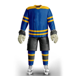 Pro Style Fight Strap Heavyweight Ice Hockey Uniforms High-Density Sublimation Printing Ice Hockey Team Wear - Product Image 3