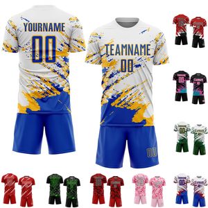 Uniforme de football pour hommes adultes de haute qualité, 100% polyester, séchage rapide et respirant, vêtements de sport, couleurs personnalisées, service OEM - Product Image 3