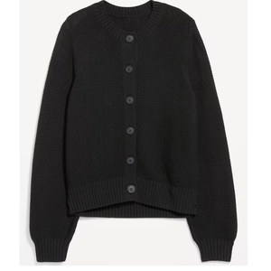 Suéter Cárdigan de Mujer de Alta Calidad Personalizado con Cuello en V, Manga Larga, Cierre de Botones y Tejido de Canalé - Product Image 1