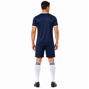 Uniforme de fútbol para jugadores, tela transpirable de primera calidad, ropa de equipo personalizable, equipaciones deportivas duraderas, diseño cómodo. - Product Image 3