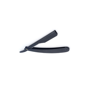 Navajas de afeitar rectas de barbero con mango de plástico, plegables, de una sola hoja, nuevo estilo, proveedor de navajas de acero inoxidable - Product Image 3
