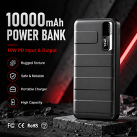 Chargeur de voyage extérieur 10000 mAh, batterie externe portable 10000 mAh à charge rapide, impression de logo, vente en gros pour acheteurs professionnels