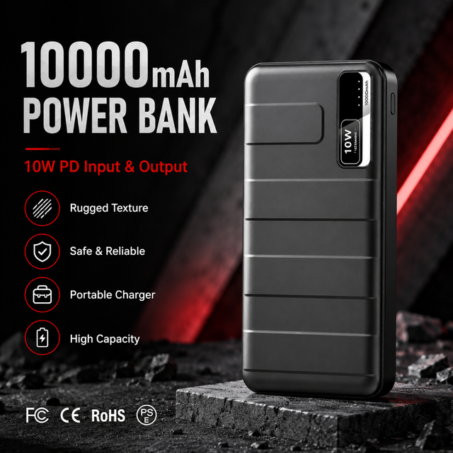 10000mah Outdoor Travel Charger 10000 Mah Fast Charger Power Bank Portable Battery Pack Logo Printing Factory Wholesale Buyers