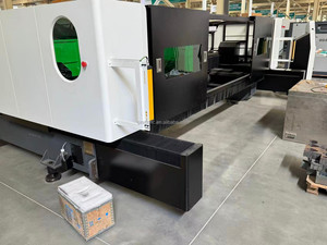 High Quality 30kw Fiber Bevel Ground Rail Type Gantry H Beam Laser Cutting Machine for Metal 12kw 20kw Cnc 35m <strong>Lazer</strong> Cutter - Product Image 5