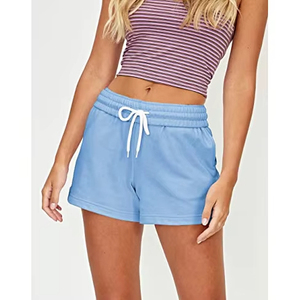 Shorts décontractés pour femmes, 100% coton, molleton, shorts de jogging, entraînement et course à pied, prix bas, shorts de sport pour femmes - Product Image 5