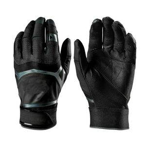 Gants de frappe en cuir personnalisés, super souples, pour softball et baseball, légers, avec fermeture auto-agrippante, pour entraînement, adultes, couleur personnalisée - Product Image 4