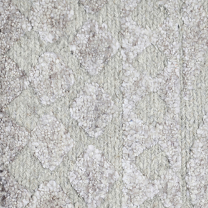 Alfombra Rectangular DECORDEC Azure Link, Color Crema Azul, Lana, Hecha a Mano, Antideslizante, Ecológica, Pelo Mediano, Patrón Geométrico Curvo - Product Image 4