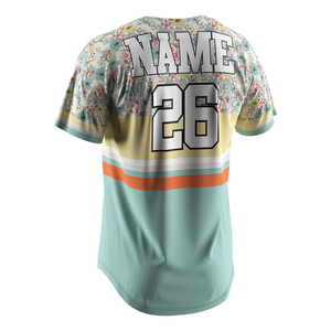 Camiseta de Béisbol Unisex de Manga Corta con Cuello en V, Malla Transpirable, Cierre con Cordón, 100% Poliéster, Número Personalizado 23, para Todas las Temporadas - Product Image 3