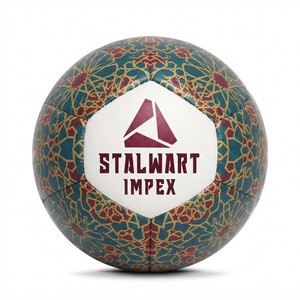 Stalwart Impex Professional Durable Football Dark Blue Gold Circuit Pattern Screen Printing Logo Design Training Ball - Product Image 4
