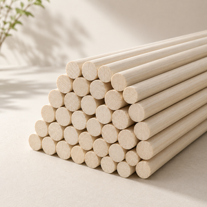 Solid Wood Dowel Custom Wooden Rods for OEM ODM Projects Furniture Factories Building Materials Suppliers and Architectural - Product Image 1