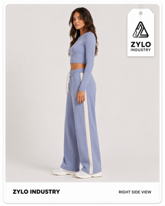 OEM/ODM Custom Made High-waisted Casual Wear Straight Leg Sweatpants Custom Screen Printed Logo Breathable Trousers For Women - Product Image 6