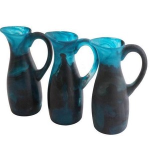 High Quality Resin Water Jug Eco-Friendly Dishwasher Safe with <b>Lid</b> Handle Stylish Durable for Kitchen Dining Table Office Use - Product Image 1
