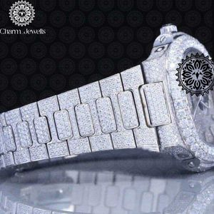Charm Jewells – montre de luxe en acier inoxydable pour femmes, cadran analogique rond de 38mm, mouvement à Quartz en cristal saphir, mode féminine - Product Image 5