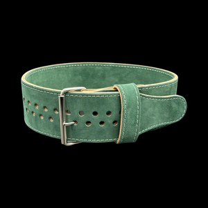 Ceinture de musculation personnalisée avec logo, couleur au choix, 10 mm, antidérapante, soutien dorsal pour la gym, protection avancée, boucle en cuir suédé véritable - Product Image 6
