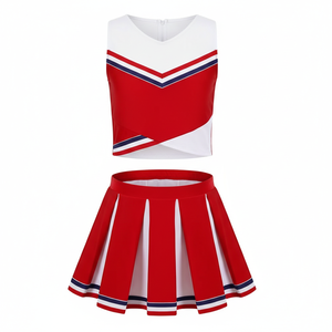 Prix de gros, uniforme de cheerleader léger, couleur personnalisée, nouvelle arrivée, spandex polyester - Product Image 1