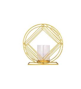 Portavelas Metálicos Redondos para Decoración de Mesa en Hogares, Hoteles y Fiestas - Product Image 3