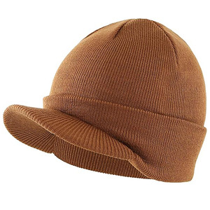 Vintage Ribbed Knit Beanie-Unisex Winter <b>Warm</b> <b>Hat</b> Soft Stretch Spandex/Cotton Minimalist Streetwear Essential - Product Image 6