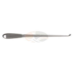 Jackbilly Enterprises Curtte 11, instrument chirurgical orthopédique à angle inversé, taille 3, à bout arrondi, en acier inoxydable, avec manche creux - Product Image 3