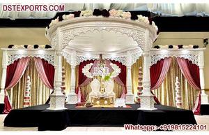Mandap de mariage Maharani au thème vintage, tendance, décoration de cérémonie et de mandap, ensemble de décoration de mariage indien impérial LONDRES - Product Image 4