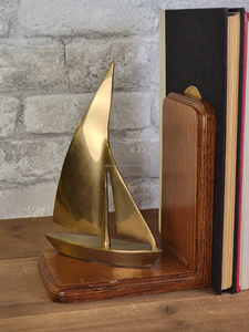 Extremos de libro náutico exclusivos personalizados, organizador de escritorio, extremos de libro de latón baratos a la venta con tipo de vajilla grabada - Product Image 3