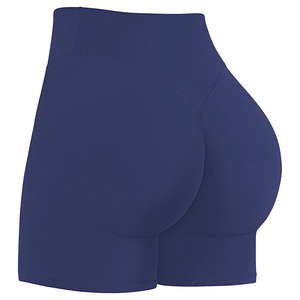Servicio OEM, Shorts de Yoga para Mujer, Color Azul, para Ciclismo, Running, Ejercicio, Yoga, Fitness, Transpirables, con Efecto Push-Up - Product Image 4