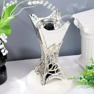 Quemador de Bakhoor Metálico Moderno y Minimalista para Celebraciones Islámicas y Decoración Interior Contemporánea a Precio de Mayoreo - Product Image 4