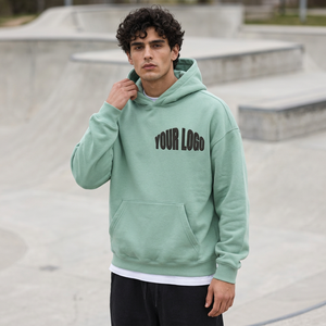 Sudadera con Capucha Extra Grande Personalizada para Hombre, Tejido de Algodón Grueso, Estilo Urbano, Ropa Casual Cálida y a la Moda - Product Image 4
