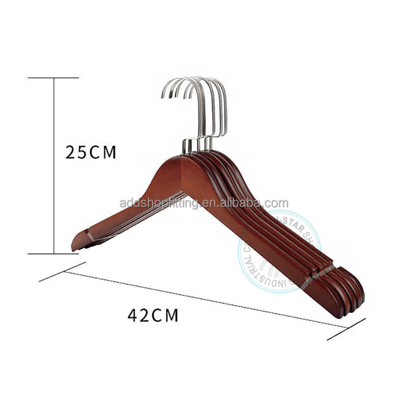 42 CM dark vintage wood hanger