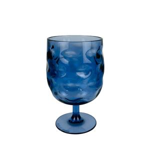 Verres à vin courts en plastique SAN de couleur personnalisée pour fête d'anniversaire - Product Image 1
