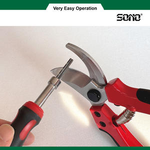 SONO J31 Gray ARB Handle 60mm Blade Anti-slip Garden Knife Shear Blade <b>Tool</b> Sharpener Outdoor Portable Scissors Octopus <b>Edge</b> - Product Image 3