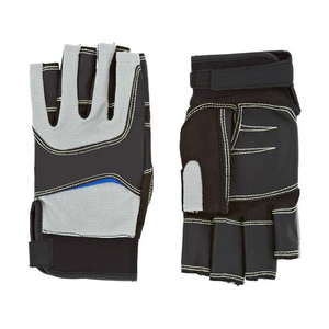 Gants de navigation à doigts coupés en cuir respirant, gants de bateau en cuir synthétique pour hommes à doigts courts, prix de gros abordable - Product Image 6