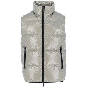 Nouveau design – Gilet sans manches pour homme, couleur personnalisable, imperméable, avec fermeture éclair, en tricot matelassé, rembourré de fibres de polyester - Product Image 3